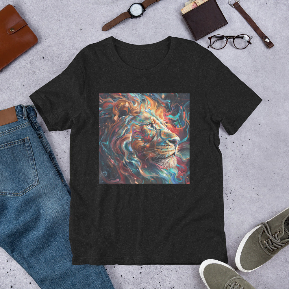 Cosmic Majesty: Abstract Lion